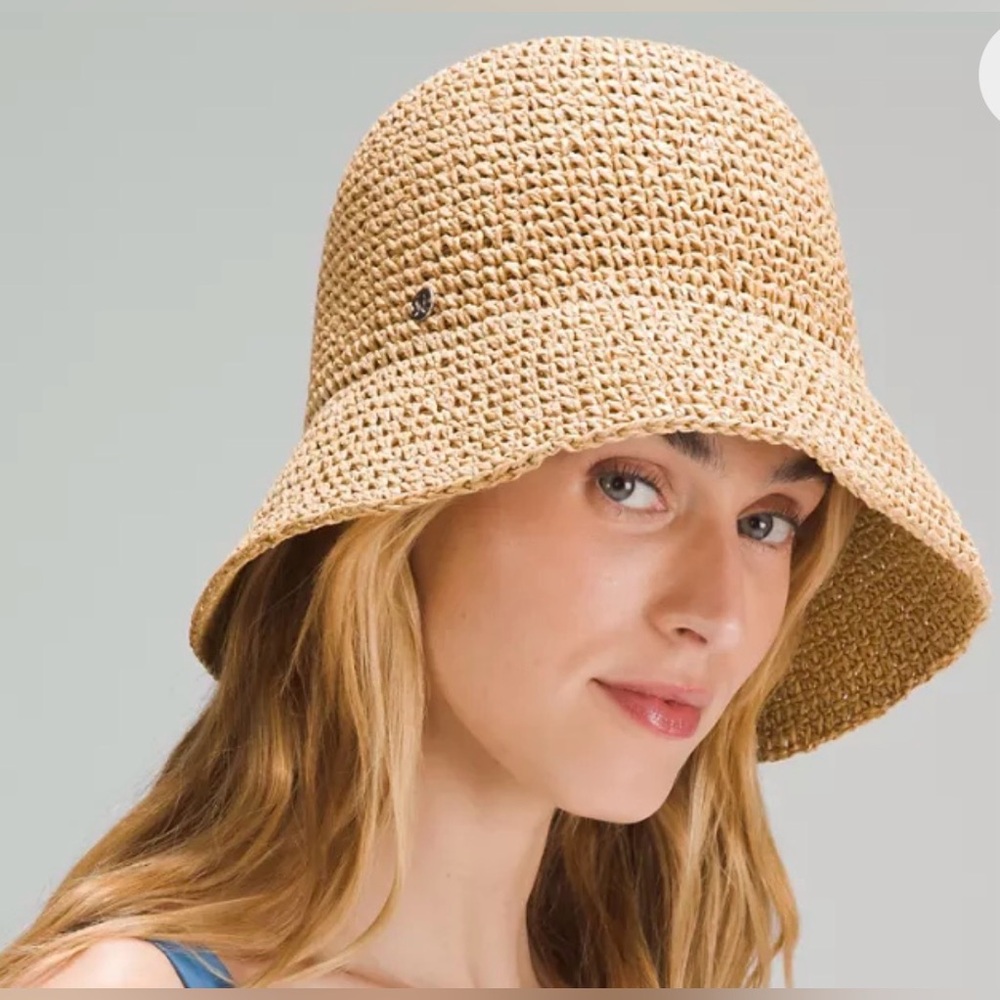 lululemon athletica Tan Woven Bucket Hat